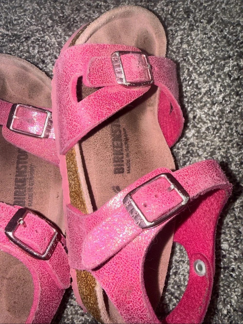 Birkenstock sparkling pink